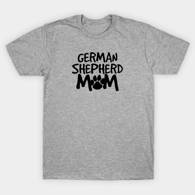 German Shepherd Mom T-Shirt by nametees